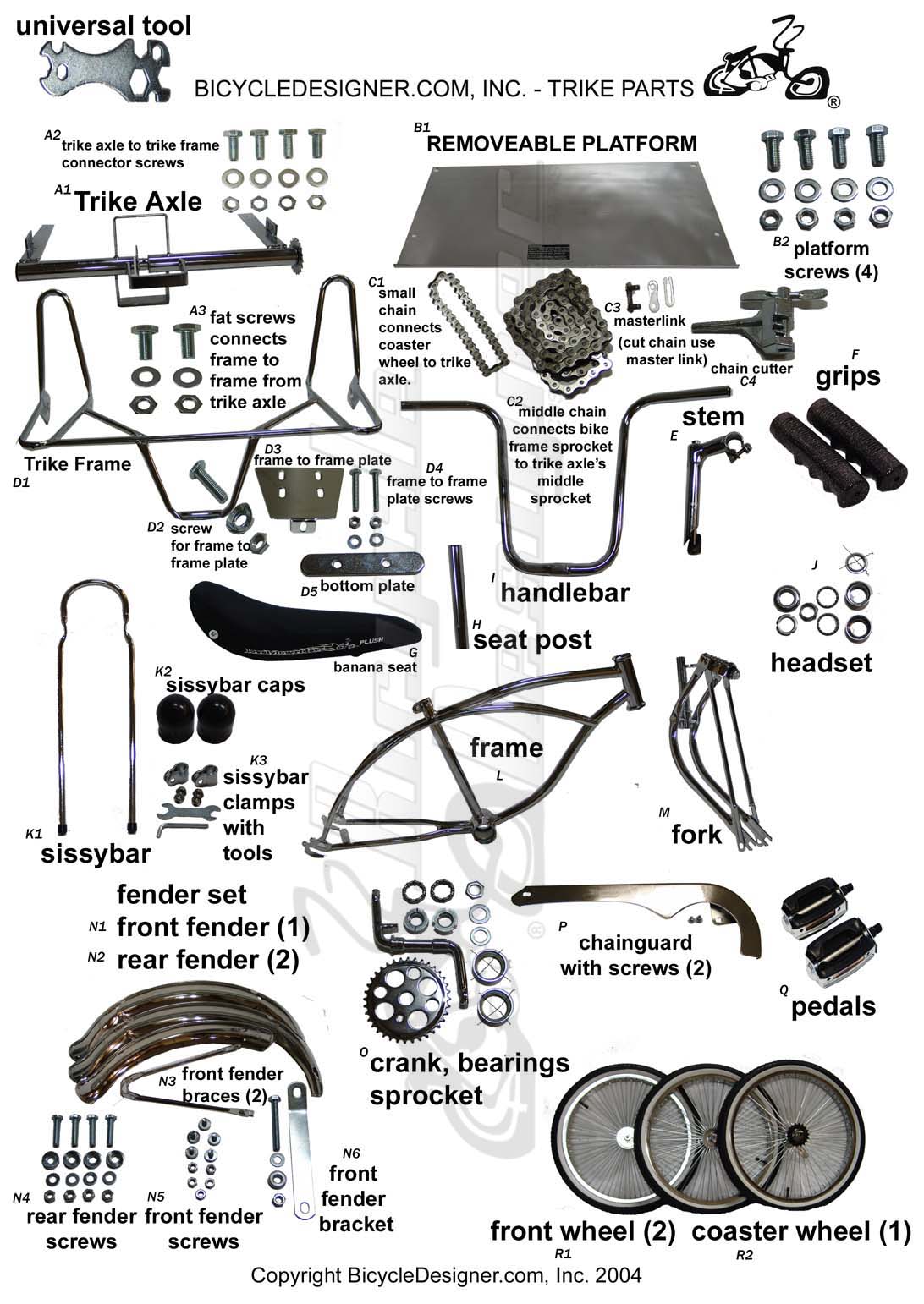 cheap bicycle parts