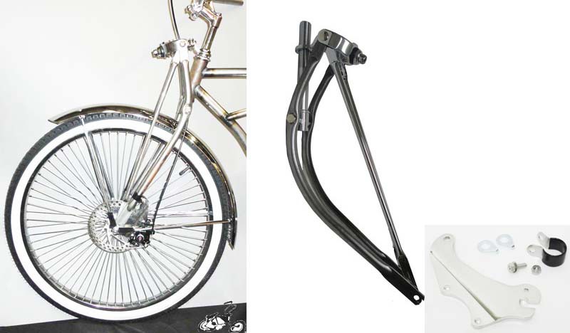 bicycle springer fork disc brake