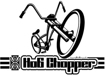 chopper lowrider sticker hog market bicycledesigner includes