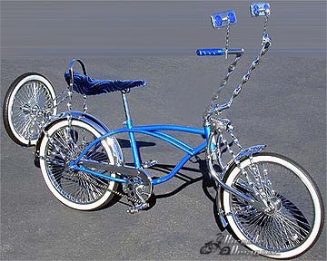 lowrider bike blue