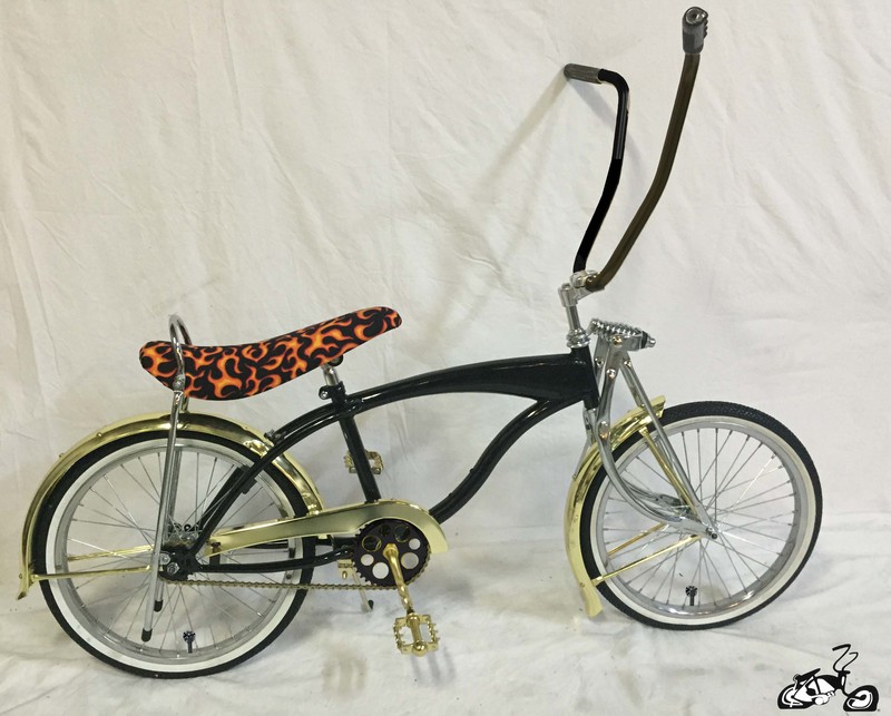 Black Flame Lowrider Bike