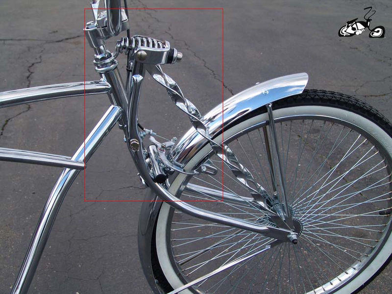 motorized bicycle forks