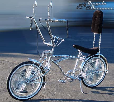 custom lowrider bike frame
