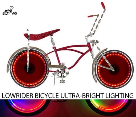 red lowrider bike