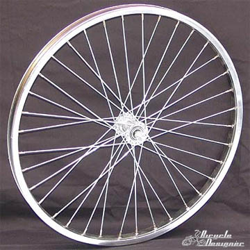 chrome bike spokes