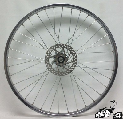 26 disc front wheel