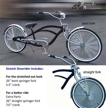 lowrider bike front fork