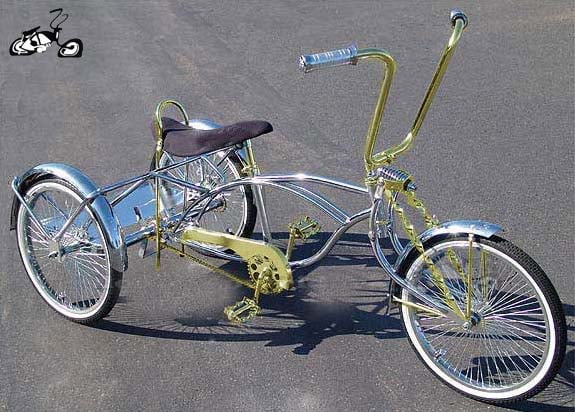3 wheel lowrider bike