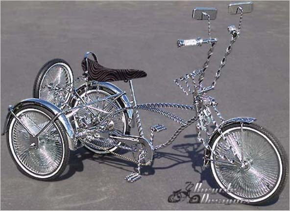 3 wheel lowrider bike